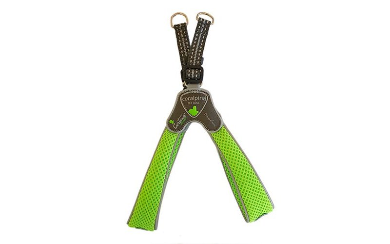 Coralpina Pettorina Cinquetorri Softy Line Verde Fluo