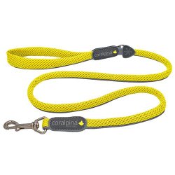 Coralpina Guinzaglio Cinquetorri Softy Line 110cm Giallo Fluo