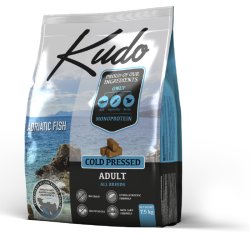 Kudo Adriatic Fish 7,5kg Adult all breeds grain free pressato a freddo