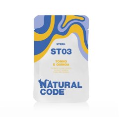 Natural Code Busta ST03 Tonno e Quinoa 70g umido gatti sterilizzati