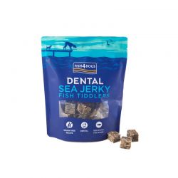 Fish4Dogs Dental Sea Jerky Fish Tiddlers 115g snack per cani