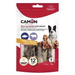 Camon Stick Masticabili al Pesce 70g snack per cani