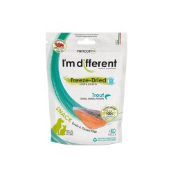 I'm Different Freez-Dried Trout 40g snack liofilizzato per cani e gatti