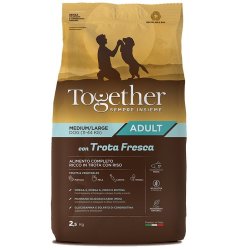 Together Trota fresca e riso Medium Large crocchette cane