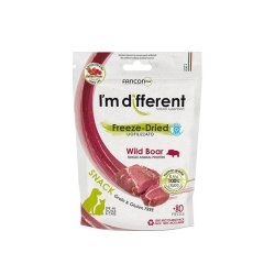 I'm Different Freez-Dried Wild Boar 40g snack liofilizzato per cani e gatti