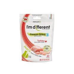 I'm Different Freez-Dried Turkey 40g snack liofilizzato per cani e gatti