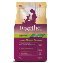 Together Sterilised Cat Gusti Difficili Manzo fresco crocchette gatto