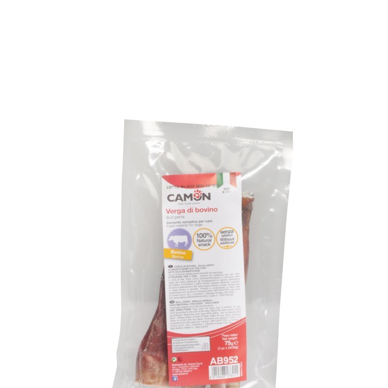 Camon Verga di Bovino 75g snack per cani