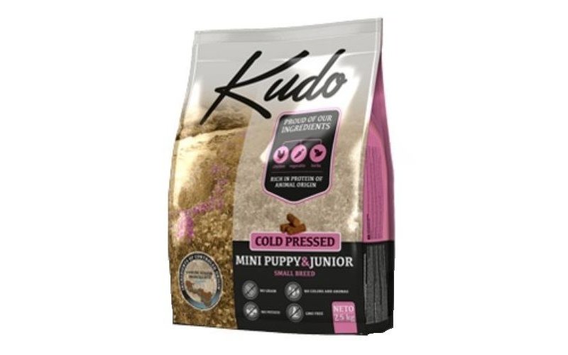 Kudo Puppy Junior Mini Pollo 2,5kg grain free pressato a freddo
