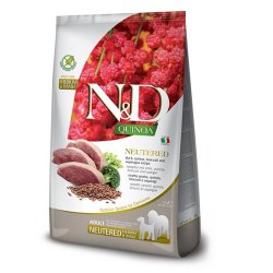 N&D Adult Anatra e Quinoa Neutered Medium Maxi 12kg grain free crocchette cane