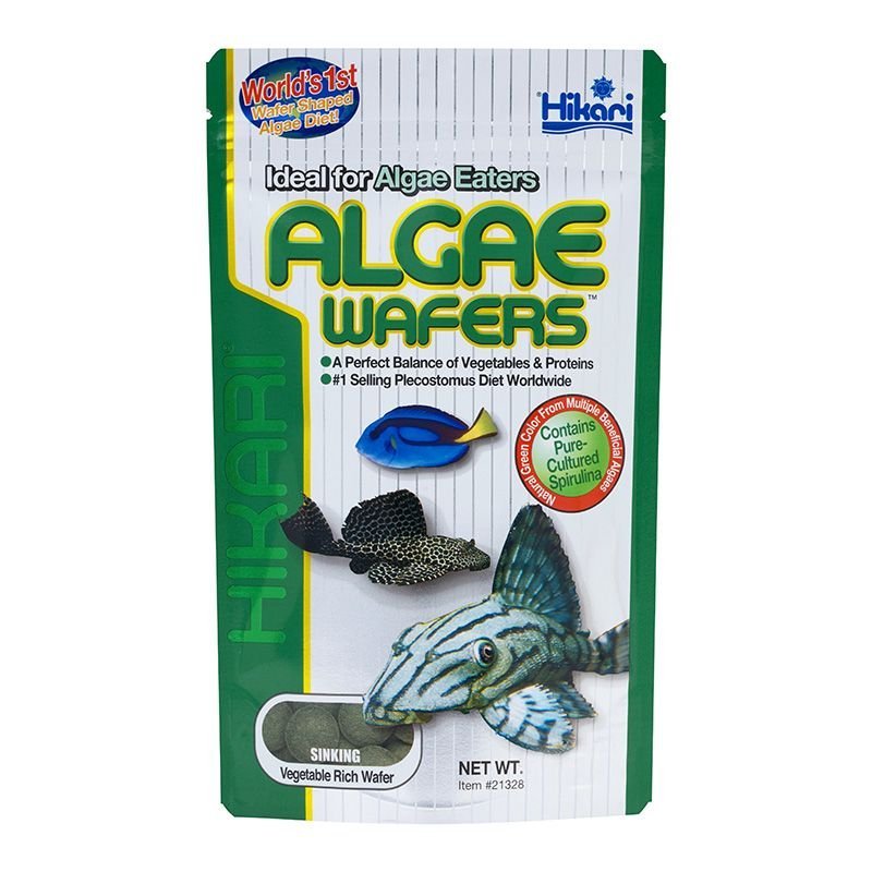 Hikari Tropical Algae Wafers 40gr alimento vegetale per pesci da fondo