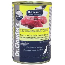 Dr. Clauder's Tacchino e Patate 400g Selected Meat umido cane