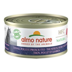 Almo Nature HFC Natural Tonno, Pollo e Prosciutto 70g