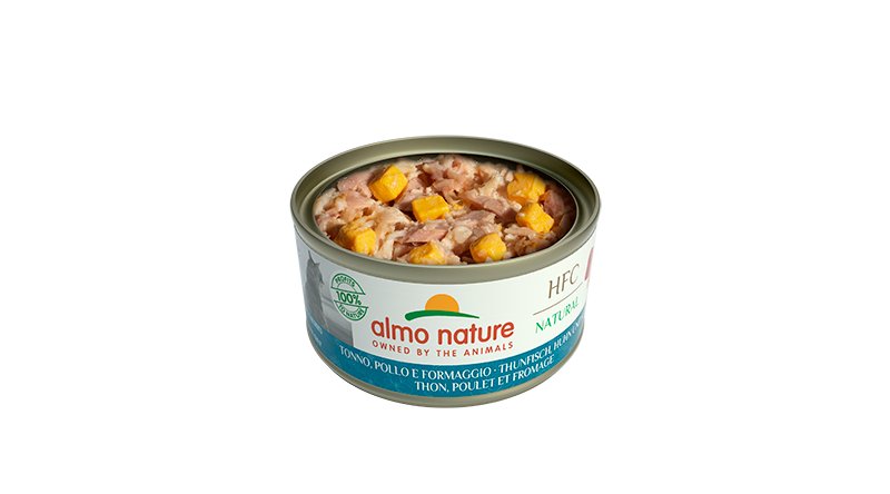 Almo Nature HFC Natural Tonno Pollo e Formaggio 70g