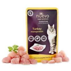 Nuevo Sensitive Tacchino 85g umido gatto