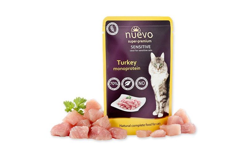 Nuevo Sensitive Tacchino 85g umido gatto