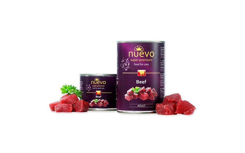 Nuevo Adult Manzo 200g umido gatto