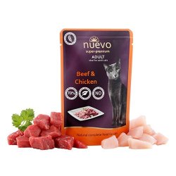 Nuevo Pollo e Manzo 85g umido gatto