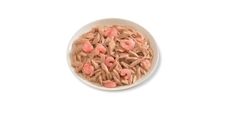 Life Cat Tonno con Gamberetti 150g umido gatto