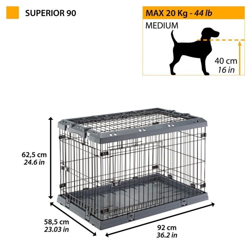Ferplast Superior 90 box pieghevole