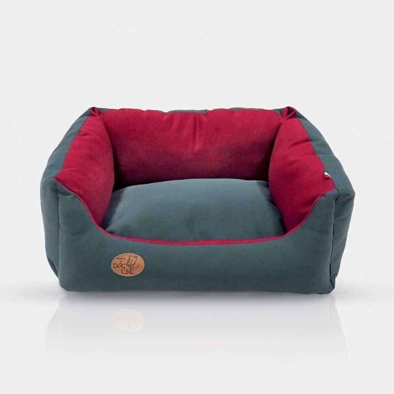 Dog Line Cuccia Spike in cotone bicolore per cani
