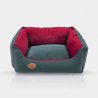 Dog Line Cuccia Spike in cotone bicolore per cani