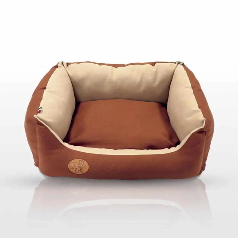 Dog Line Cuccia Spike in cotone bicolore per cani