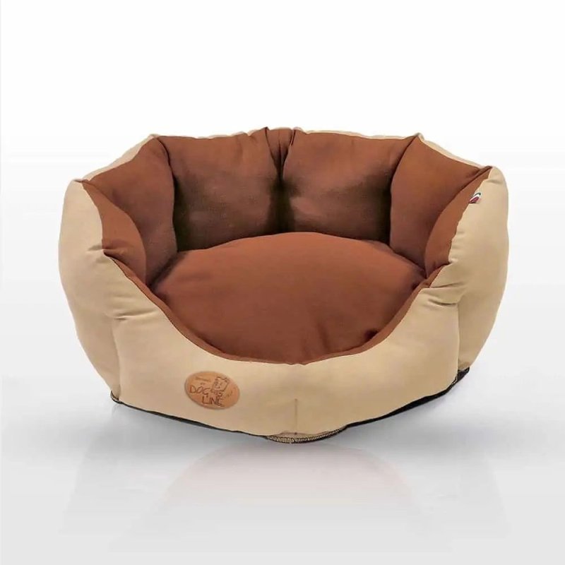 Dog Line Cuccia Leon in cotone bicolore per cani