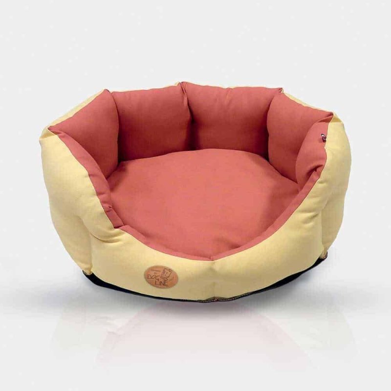 Dog Line Cuccia Leon in cotone bicolore per cani
