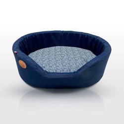 Dog Line Cuccia Andrea in tessuto denim per cani