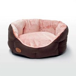 Dog Line Cuccia Orange in cotone e peluche per cani