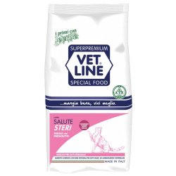 Vet Line Salute Steri Maiale 800g crocchette gatto