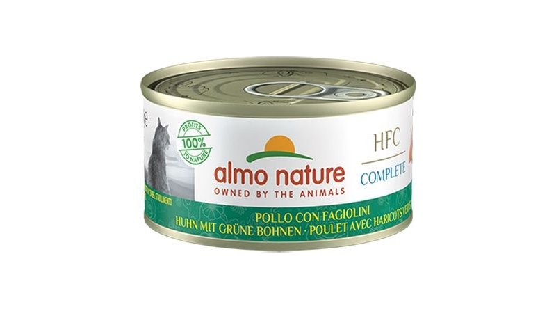 Almo Nature HFC Complete Pollo con fagiolini 70g umido gatto