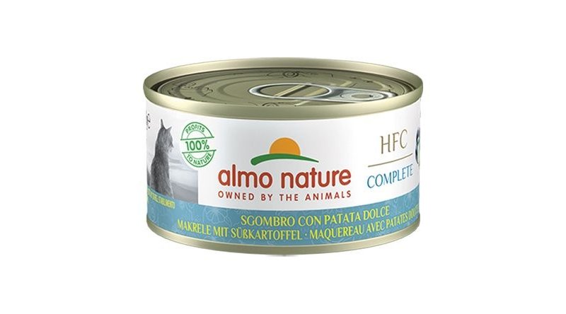 Almo Nature HFC Complete Sgombro con patata dolce 70g umido gatto