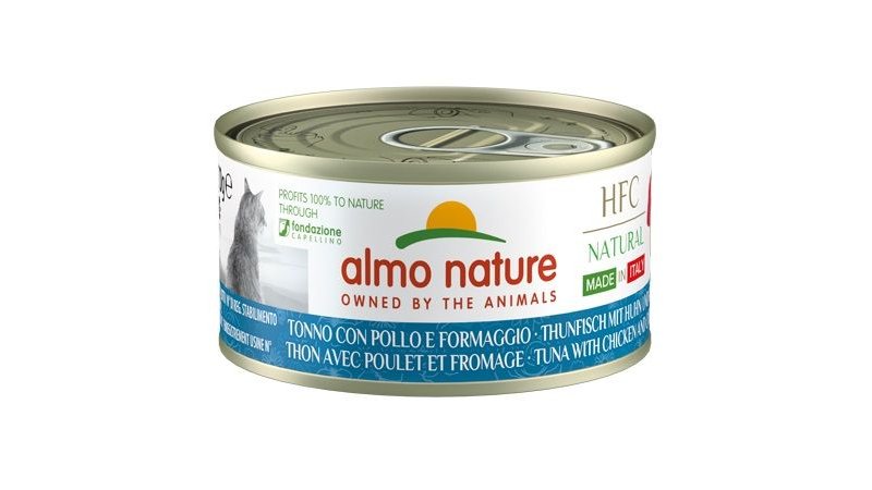 Almo Nature HFC Natural Umido Per Gatti - Pollo E Formaggio, 6 Lattine Da 70g - Foto 7