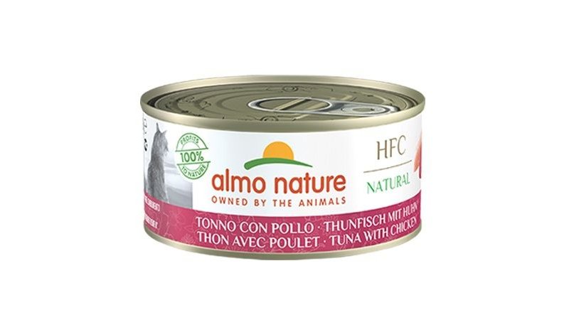 Almo Nature HFC Natural Tonno e Pollo 150g umido gatto