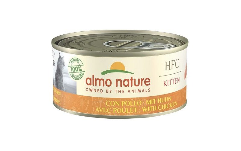Almo Nature HFC Complete Kitten Pollo 150g umido gattino