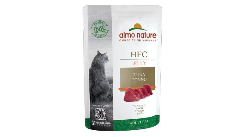 Almo Nature HFC Jelly Tonno 55g busta gatto