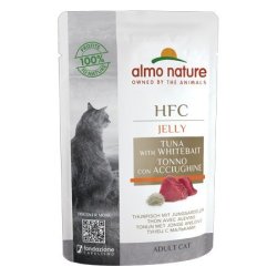 Almo Nature HFC Jelly Tonno con Acciughine 55g busta gatto