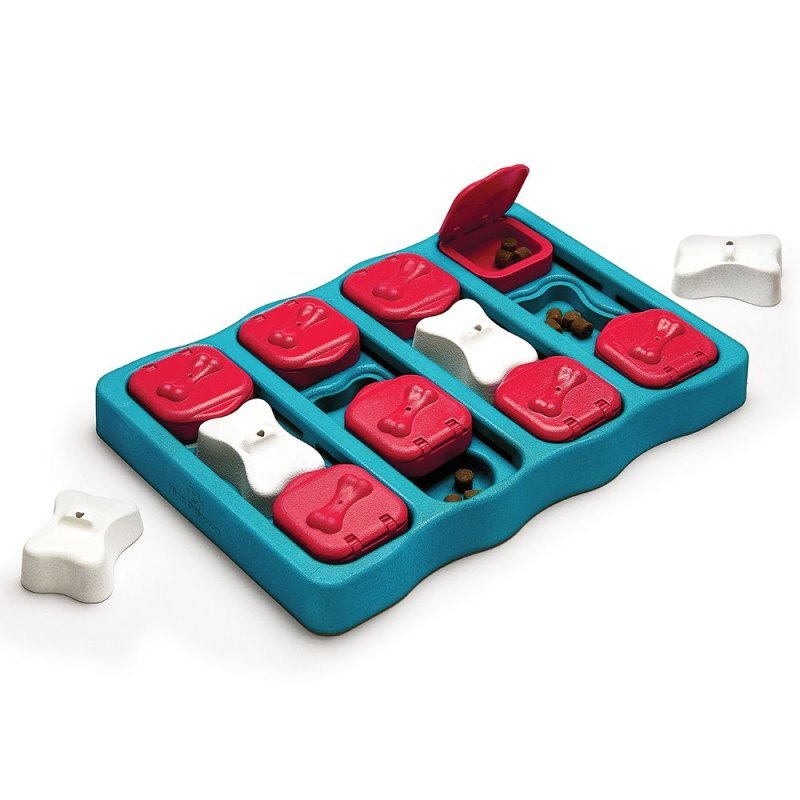 Nina Ottosson DogBrick Blu gioco attivazione mentale cane