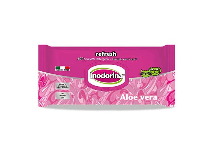 Inodorina Refresh all' Aloe Vera salviette detergenti 100pz