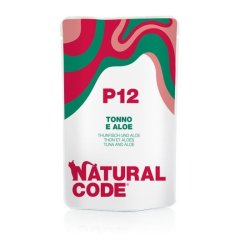 Natural Code Busta P12 Tonno e Aloe 70g umido gatto