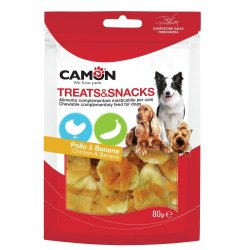 Camon Snack con Pollo e Banana 80g snack per cane