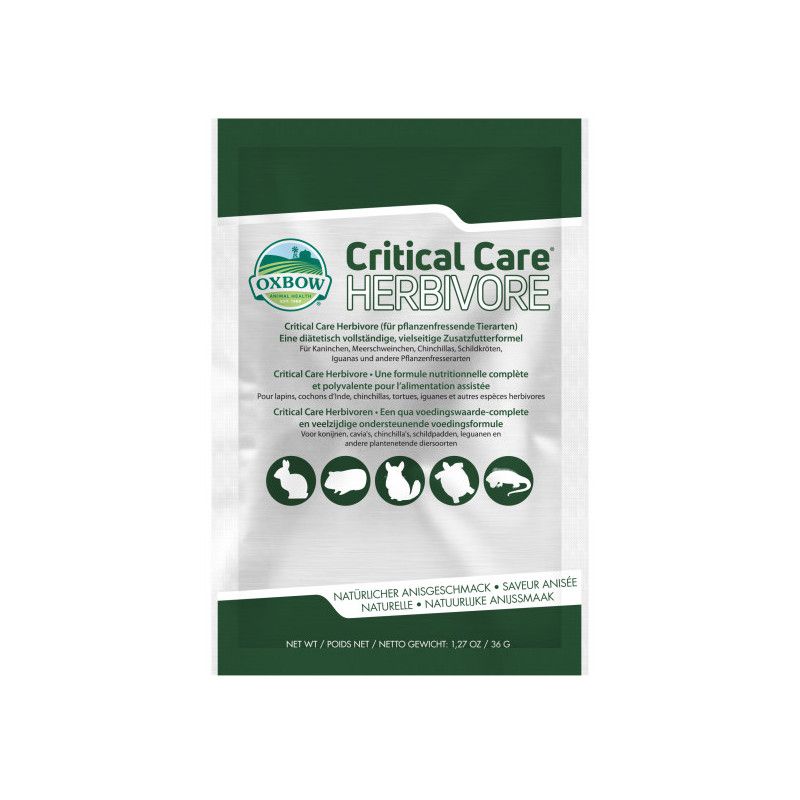Oxbow Herbivor Critical Care Anise Flavour