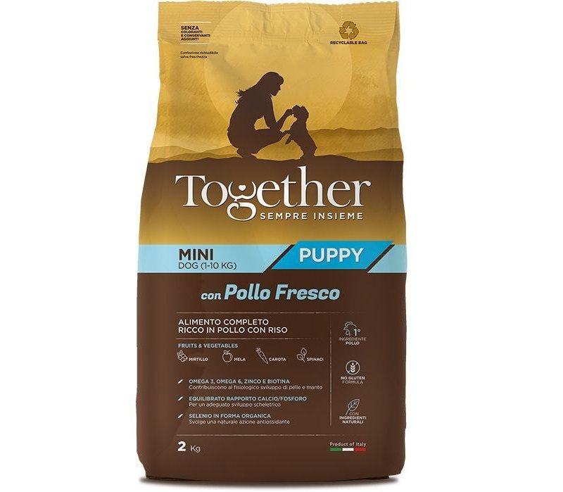 Together Puppy Mini Pollo fresco e riso crocchette cucciolo