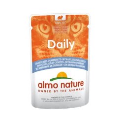 Almo Nature Daily Merluzzo e Gamberetti 70g umido gatto