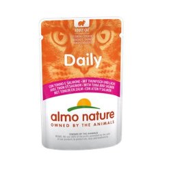 Almo Nature Daily Tonno e Salmone 70g umido gatto