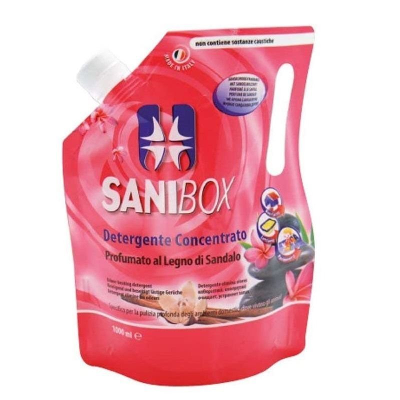 Sanibox Limone 5 litri - detergente igienizzante per pavimenti ove vivono  animali domestici