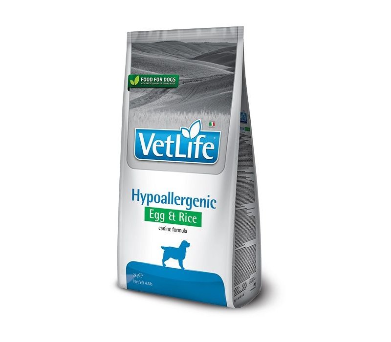 Vet Life Hypoallergenic Egg and Rice crocchette dietetiche cane