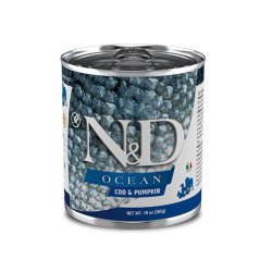 N&D Ocean Merluzzo e Zucca 285g umido cane